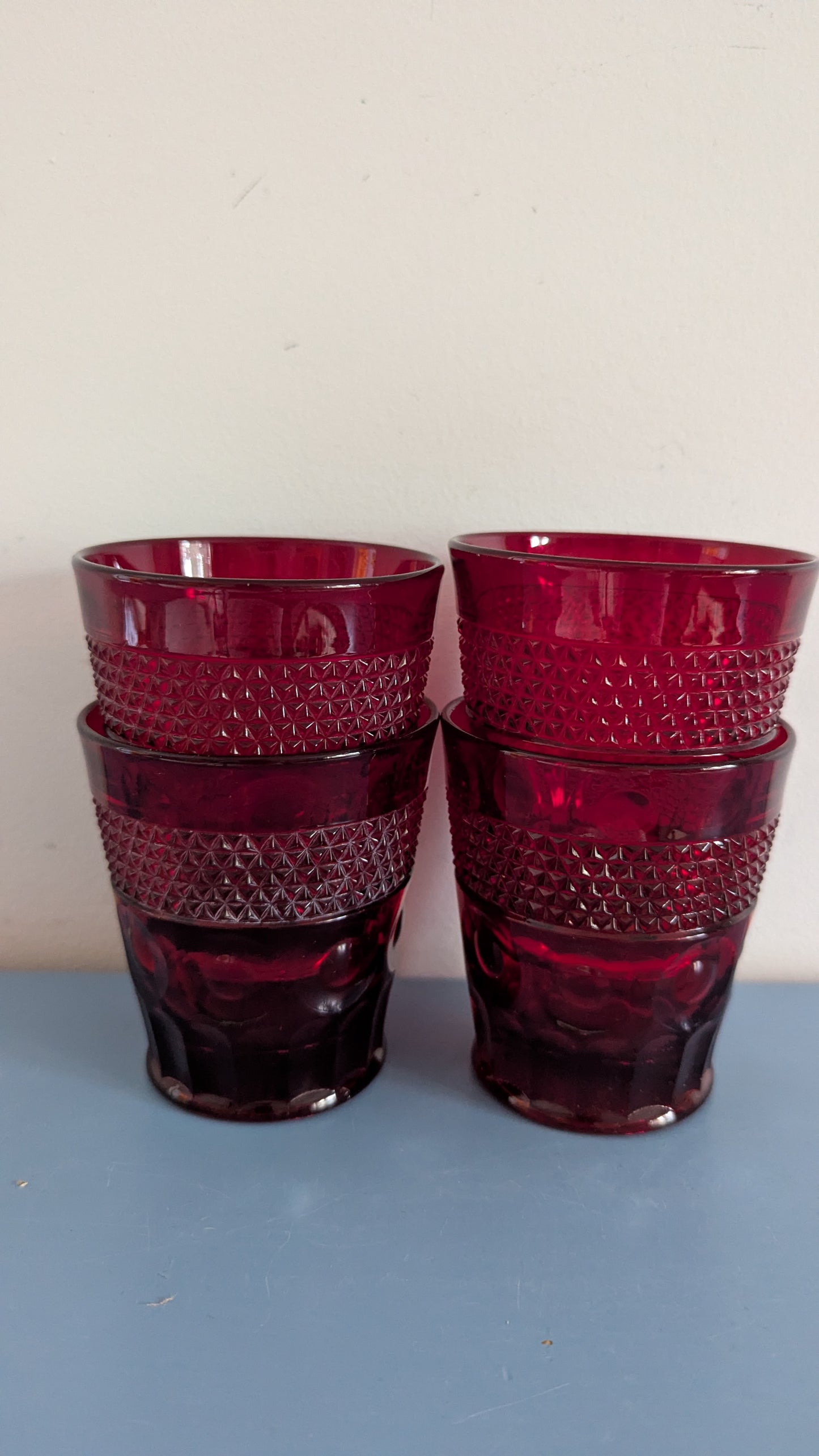 Kemple Glass - Old Sandwich Juomalasi (4kpl, 1960-luku)