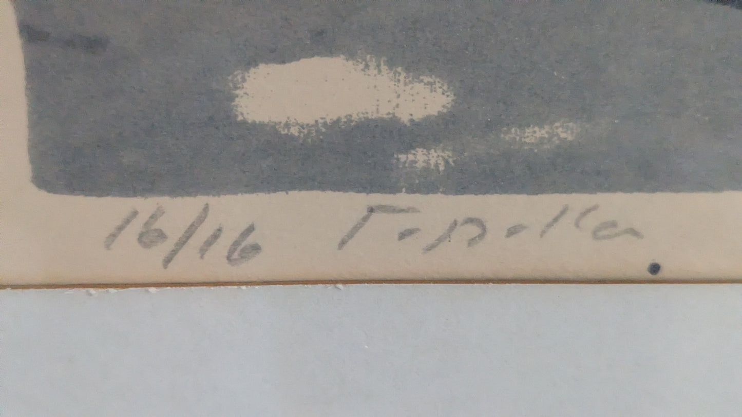 Jouko Bergqvist - Signeerattu Grafiikka (1967)