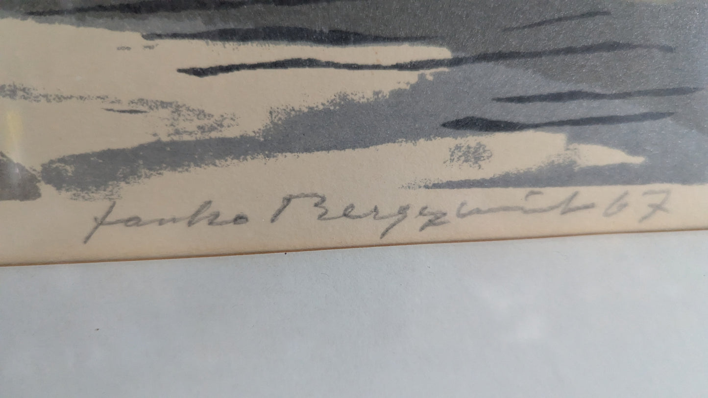 Jouko Bergqvist - Signeerattu Grafiikka (1967)