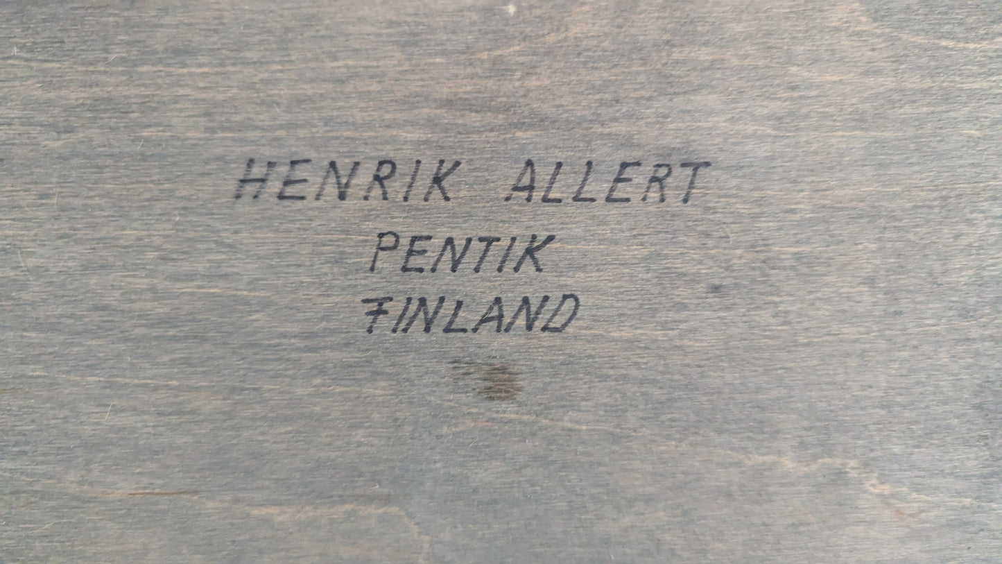 Pentik Poro Seinätaulu (Signeerattu, Henrik Allert)