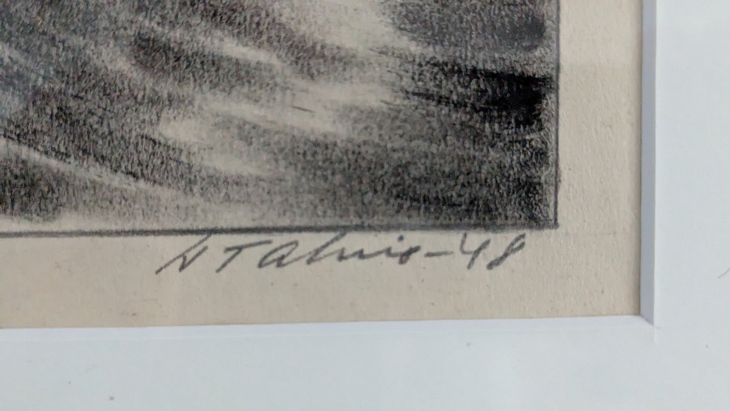 A.Talvio - Signeerattu Hiilipiirros (1948)