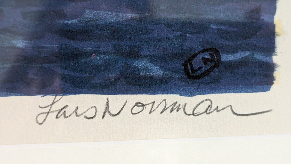 Lars Norrman - Signeerattu Litografia (41/310)