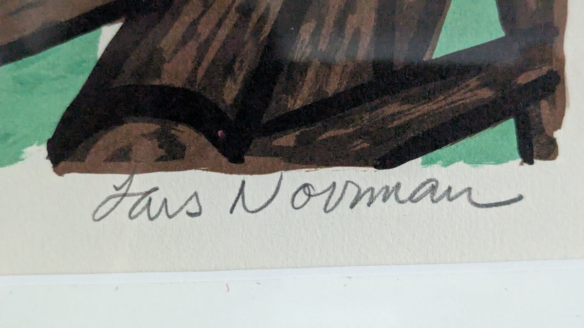 Lars Norrman - Signeerattu Litografia (41/310)