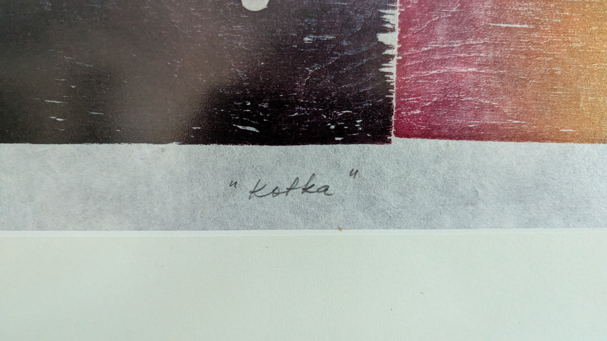 Hannu Hämäläinen - Kotka (Signeerattu Grafiikka 1987)
