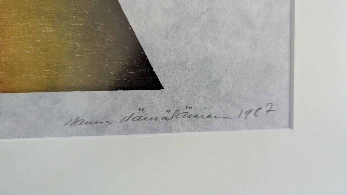Hannu Hämäläinen - Kotka (Signeerattu Grafiikka 1987)