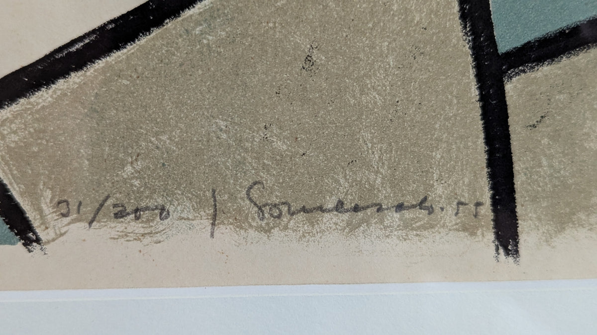 Jaakko Somersalo - Signeerattu Grafiikka (31/200, 1955)