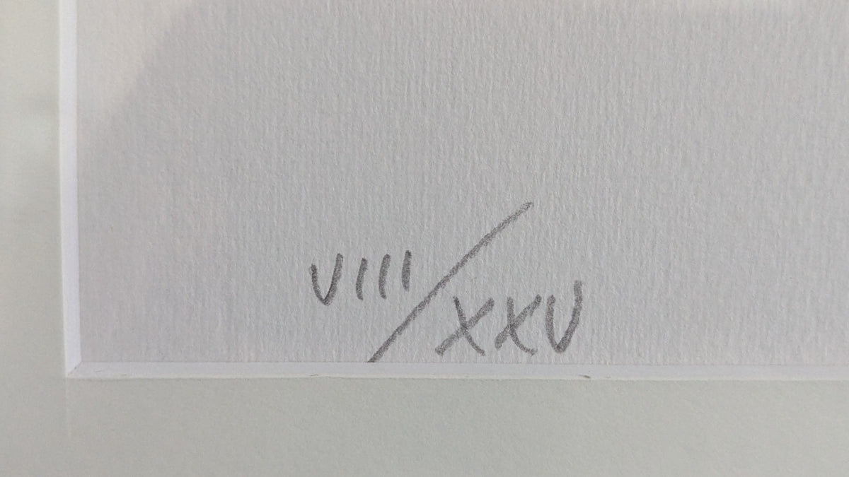 Raimo Kanerva - Aakkoset (Signeerattu Grafiikka 1982)