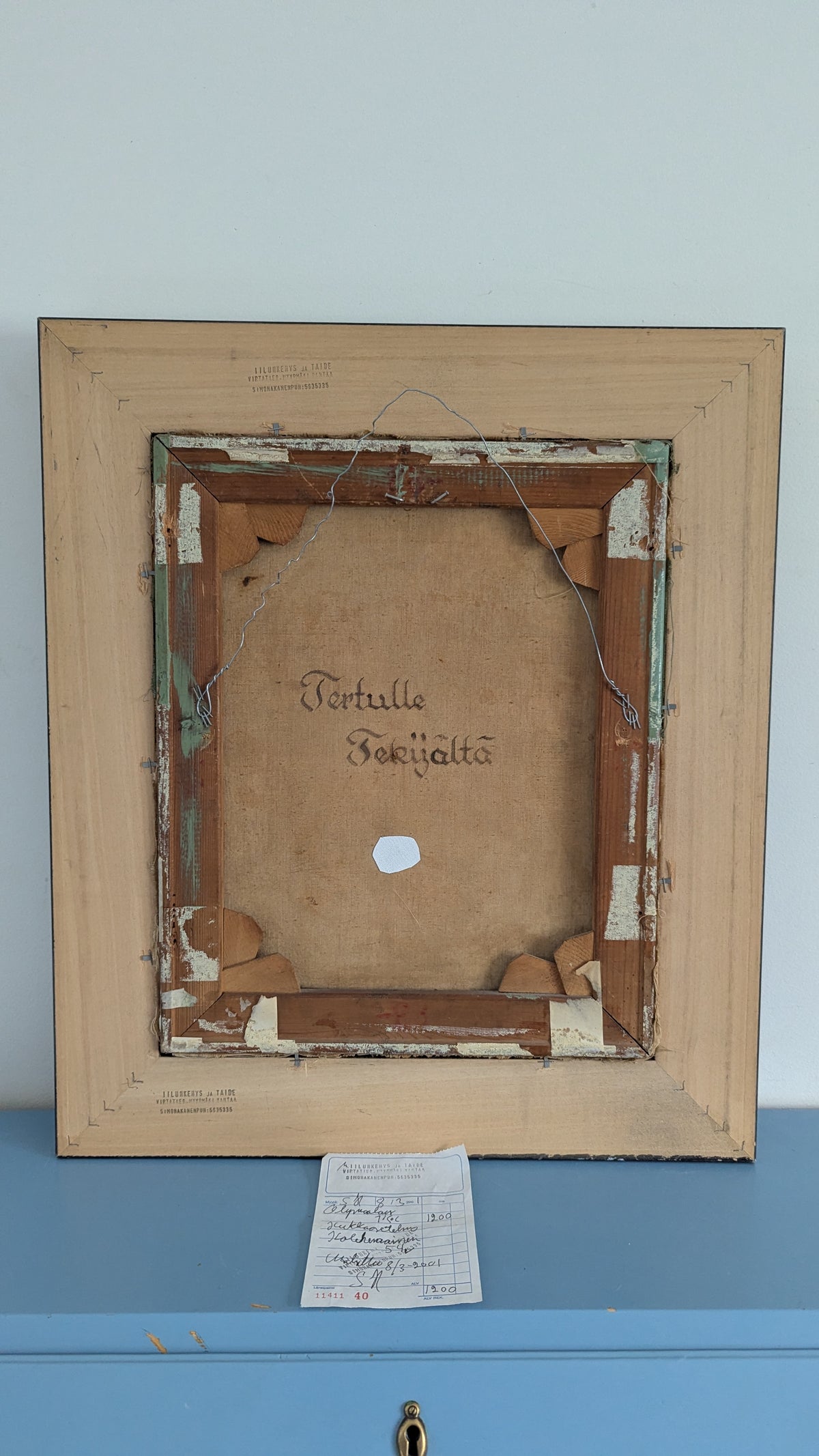 Kolehmainen - Kukka-asetelma (Signeerattu Öljyvärimaalaus 1954)