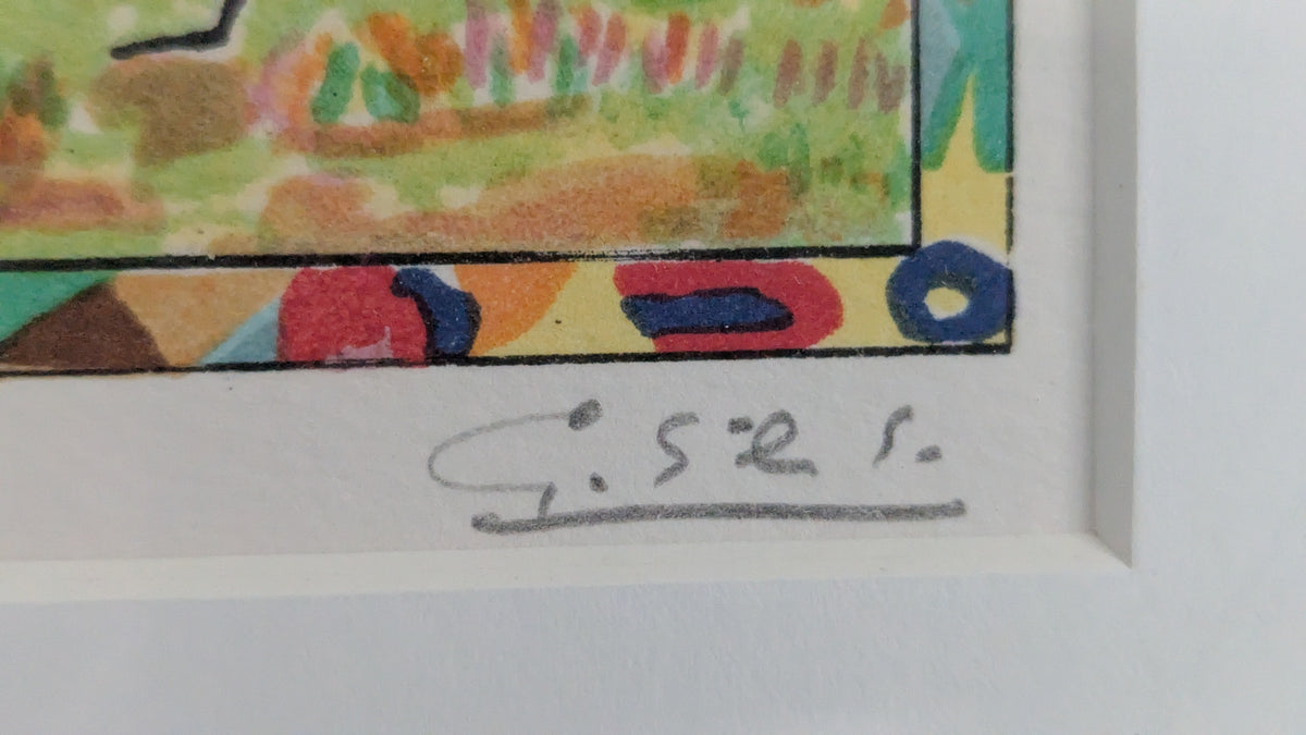 Guillermo Silva Santamaria - Signeerattu ja Numeroitu Grafiikka