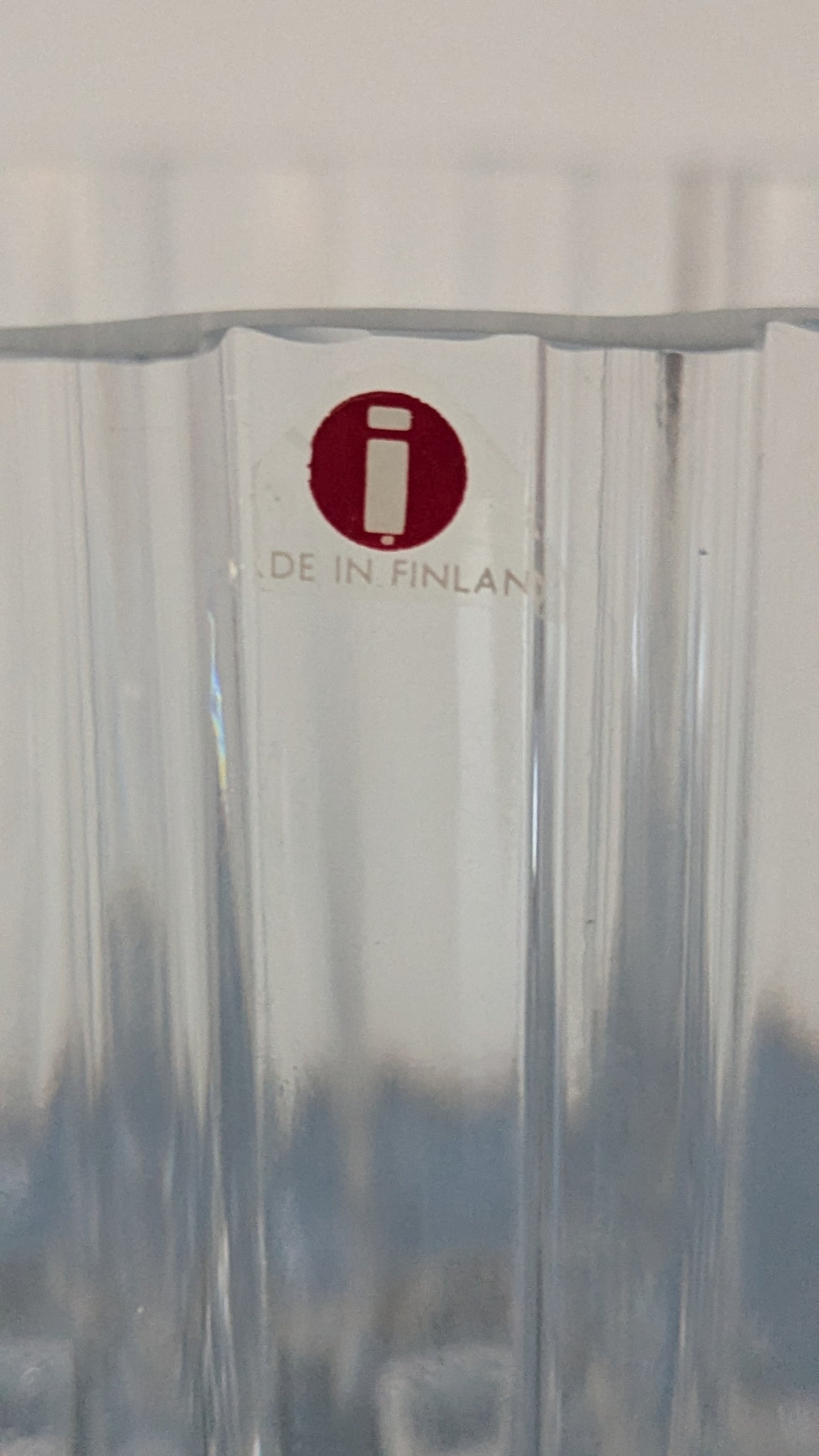 Iittala Arcadia Maljakko (1966-1989, Signeerattu, Tapio Wirkkala)
