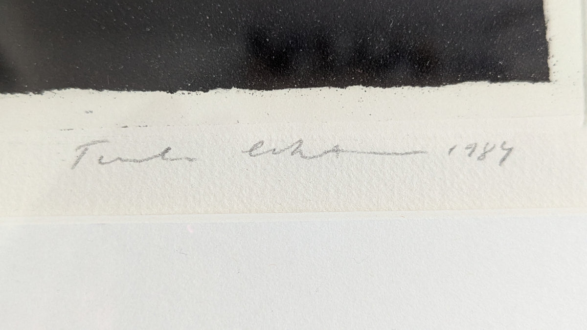 Tuula Lehtinen - Kaupunkimaisema (Signeerattu Akvatinta, 1984)