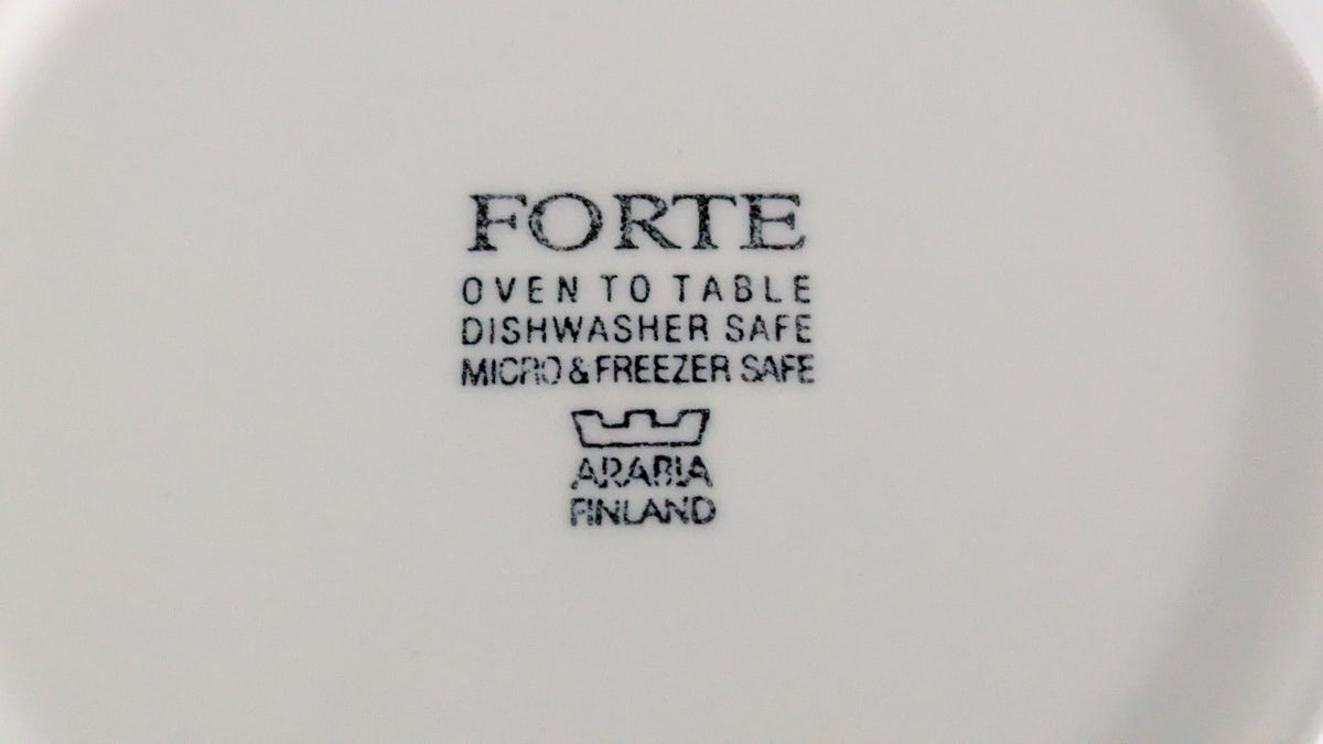 Arabia Forte Leivoslautanen / Leipälautanen (6kpl, 1985-1991, Jussi Ahola)