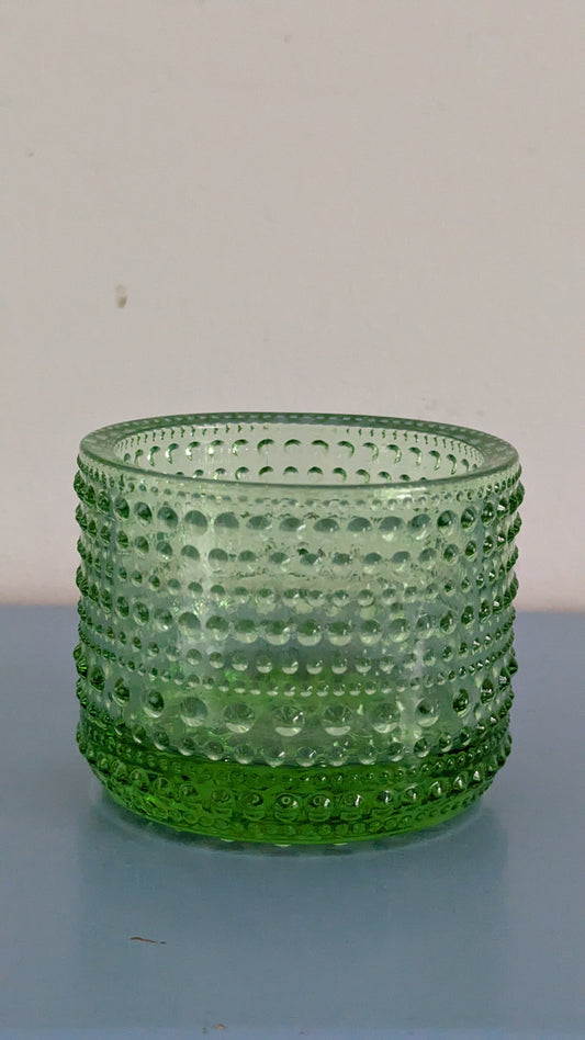 Iittala - Kastehelmi Omenanvihreä Kynttilälyhty (2012-2018 & 2026, Oiva Toikka)