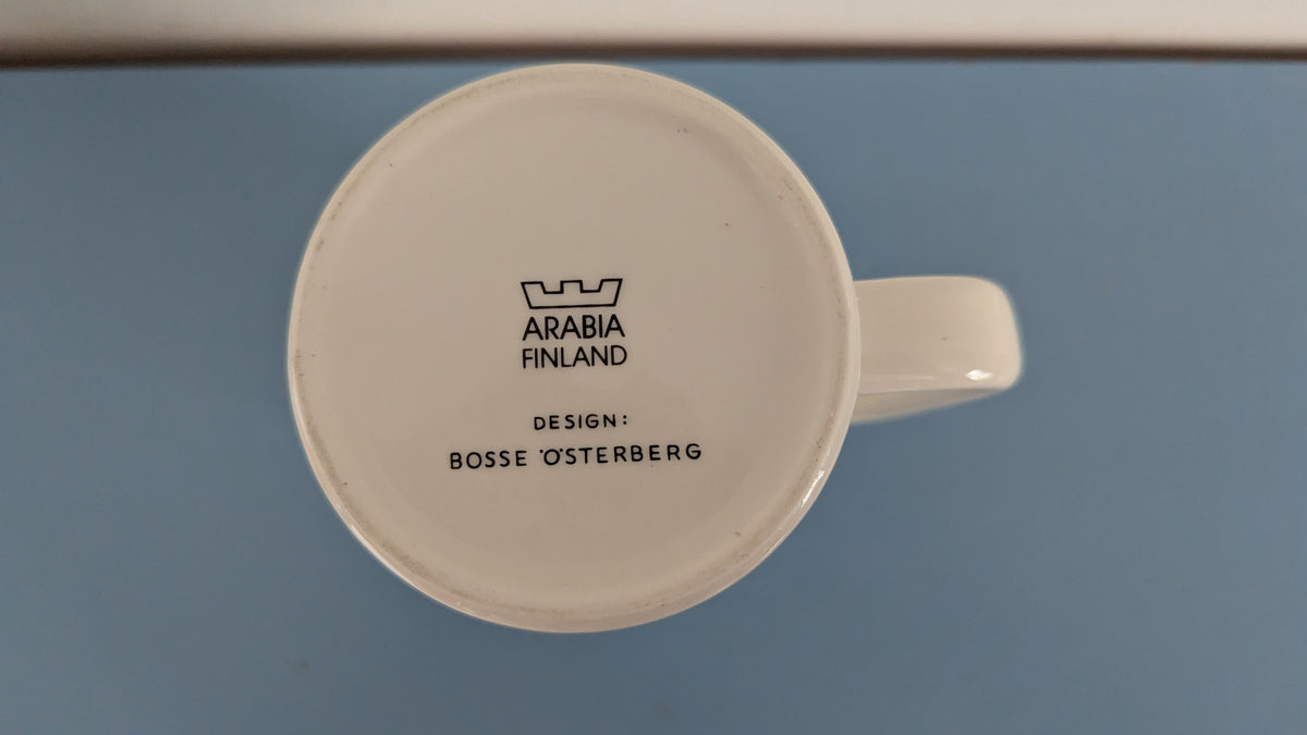 Arabia Saunatuoppi / Saunamuki (1985-1989, Bosse Österberg)