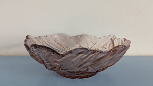 Riihimäen Lasi Ultra Kulho / Tarjoilukulho (1985-1988, Pertti Kallioinen)
