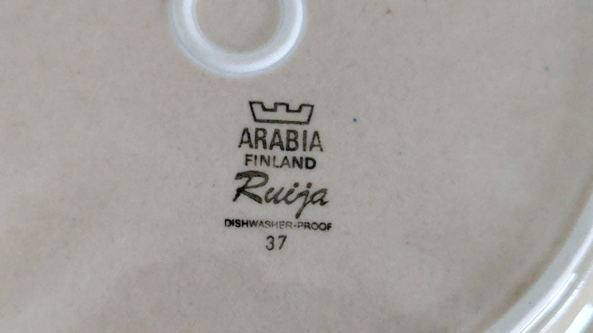 Arabia Ruija Ruokalautanen (1975-1981, Raija Uosikkinen)