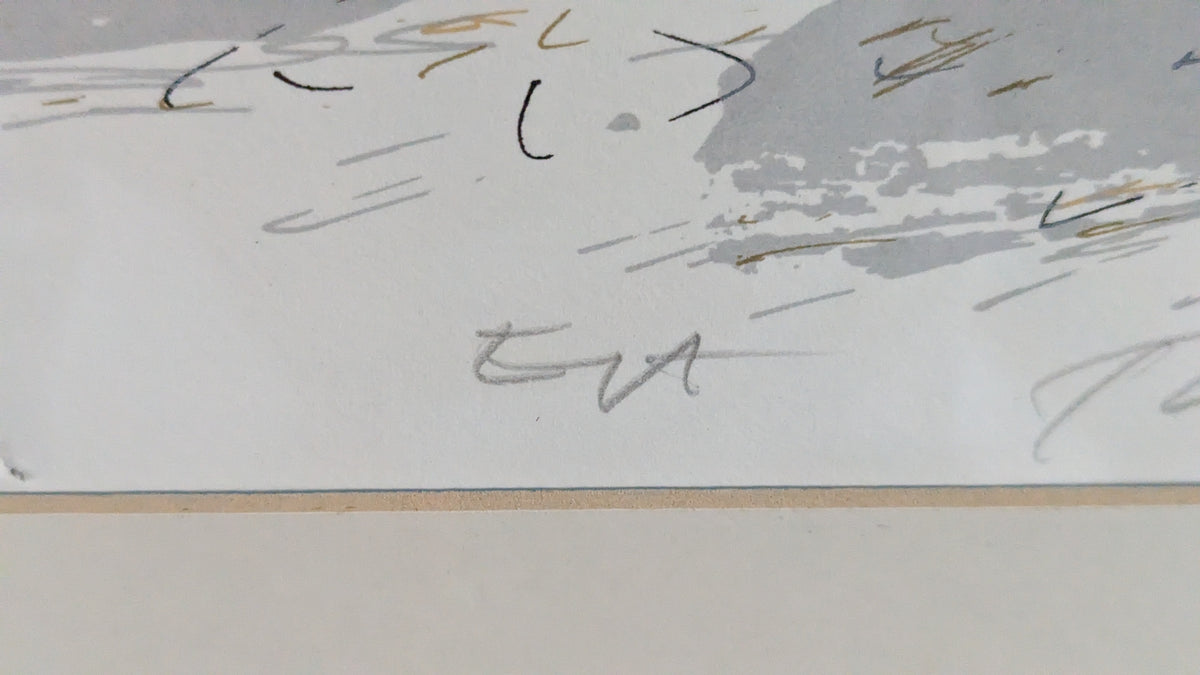 Raimo Kanerva - Längelmäen Kirkko (Signeerattu Grafiikka)