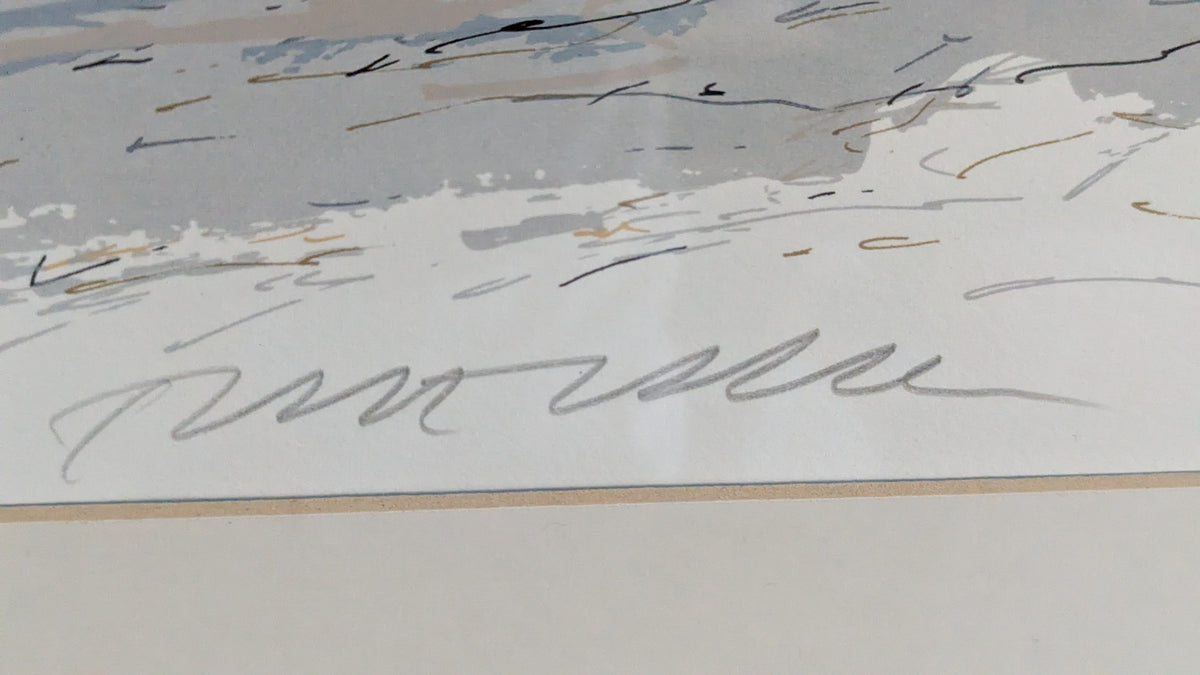 Raimo Kanerva - Längelmäen Kirkko (Signeerattu Grafiikka)