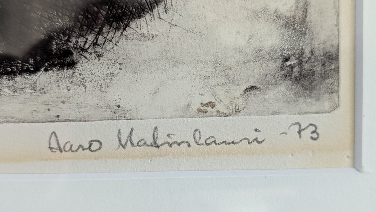 Aaro Matinlauri - Signeerattu Grafiikka (1973)