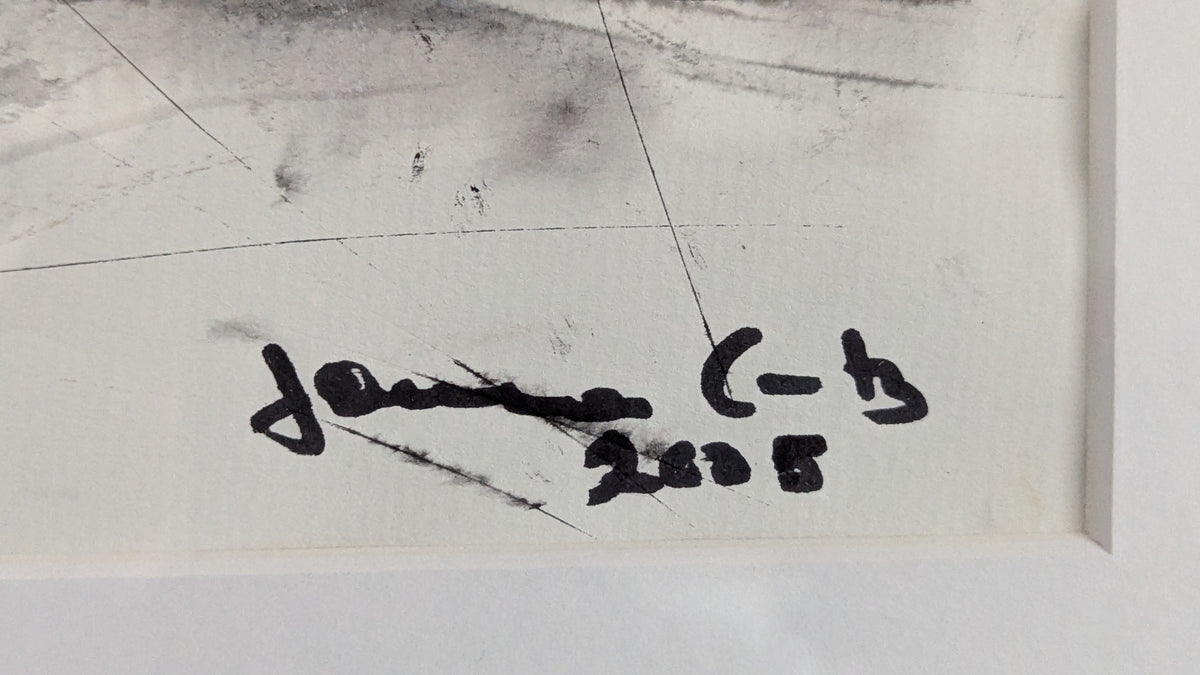 Johanna Cedercreutz - Signeerattu Akvarellimaalaus (2005)