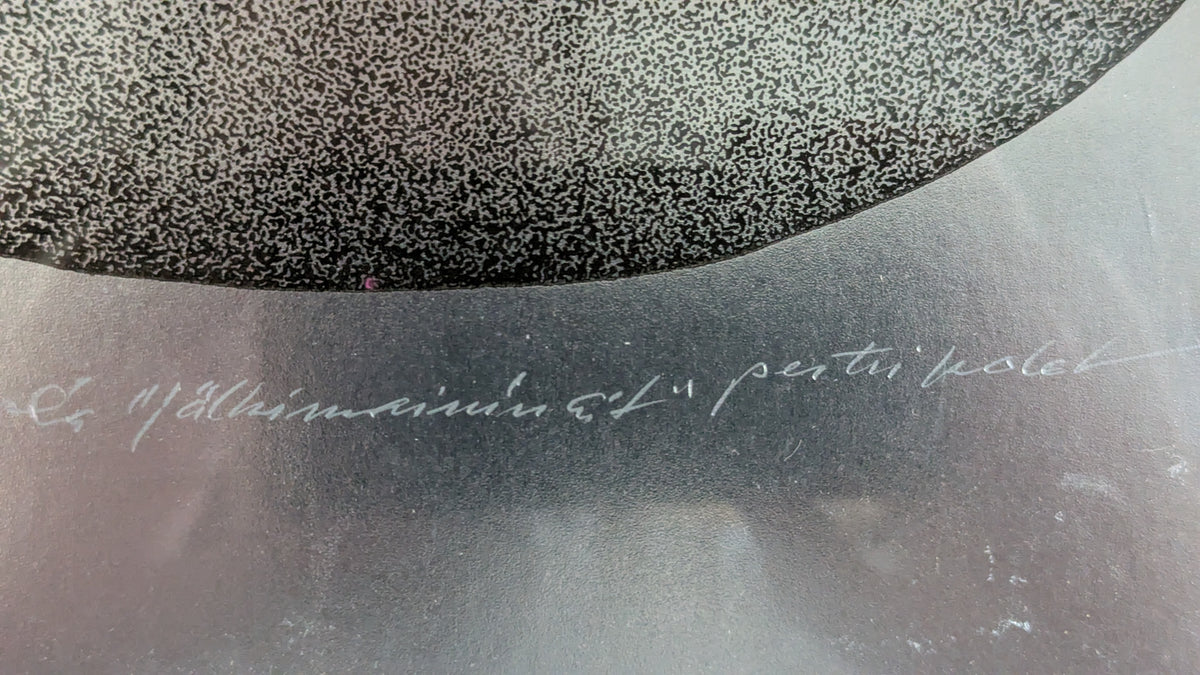 Pertti Kolehmainen - Jälkimainingit (Signeerattu Numeroitu 6/23 Grafiikka 1988)