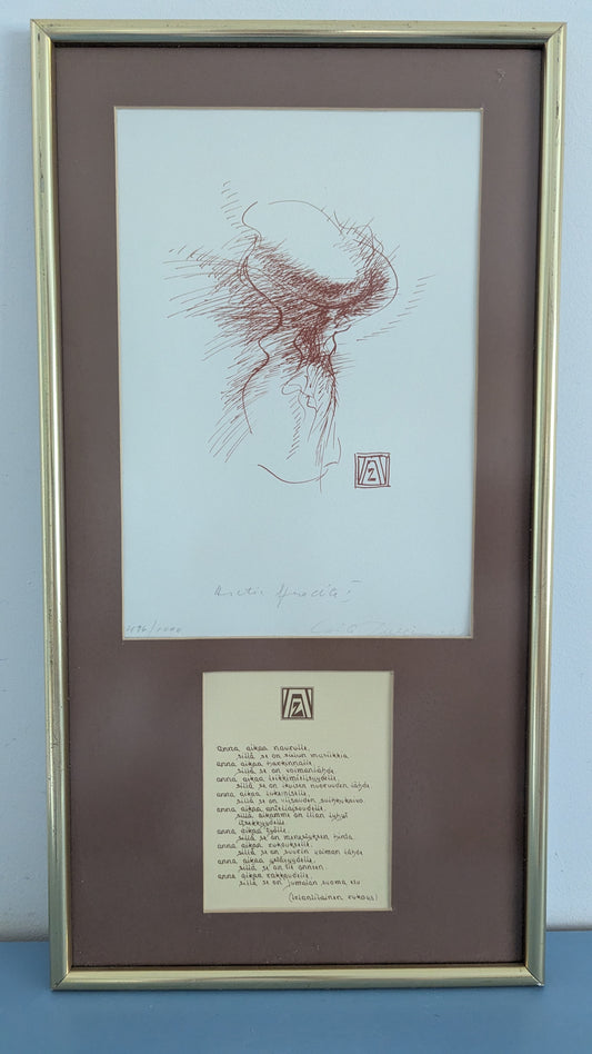 Laila Pullinen - Arctic Afrodite I (Signeerattu Litografia 1988)
