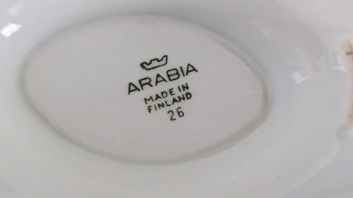 Arabia Siro Kastikekannu / Kastikekulho (1956-1970)