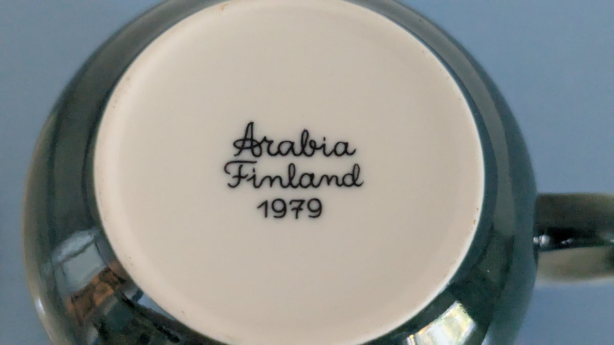 Arabia Äidille 1979 Kahvikuppi ja Tassi (Heljä Liukko-Sundström)