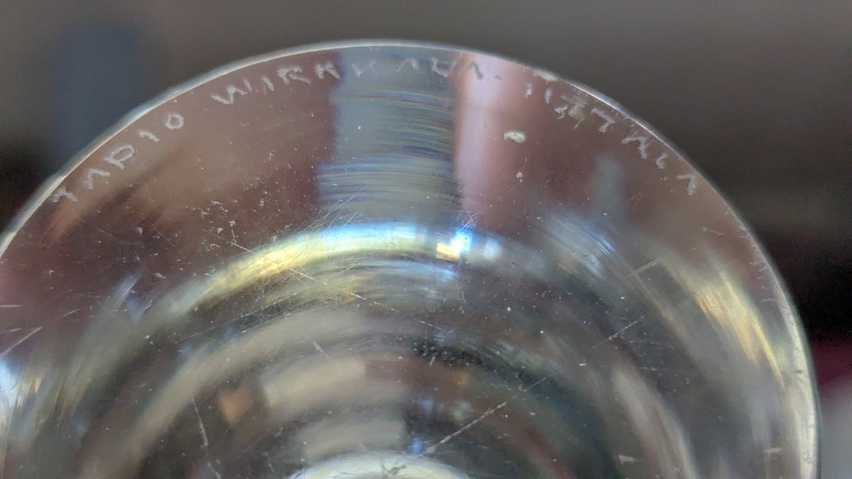 Iittala 3412 Kynttilänjalka (1954-1971, Signeerattu, Tapio Wirkkala)