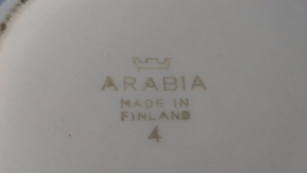 Arabia NA-Mallin Tuoppi / Haarikka (2kpl, 1930-1950-luku, Toini Muona)