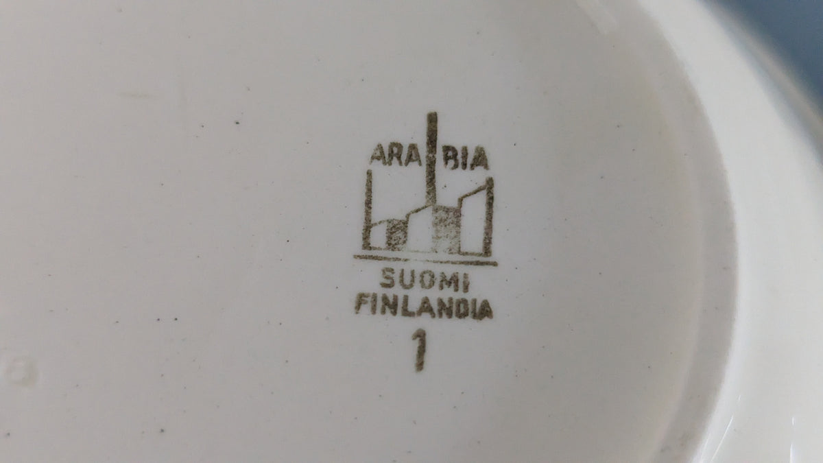 Arabia C 0 -mallin Viilikehlo / Annoskulho (1940-1960-luku)