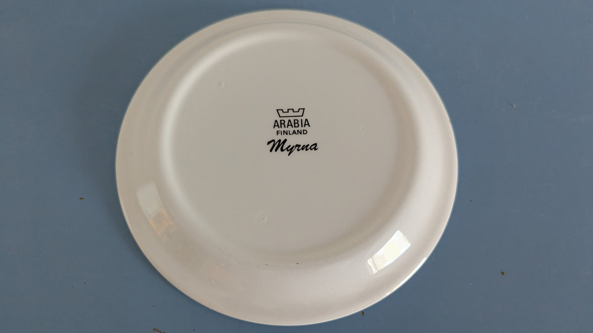 Arabia Myrna Leipälautanen / Leivoslautanen (5kpl, 1937-2005, Olga Osol)