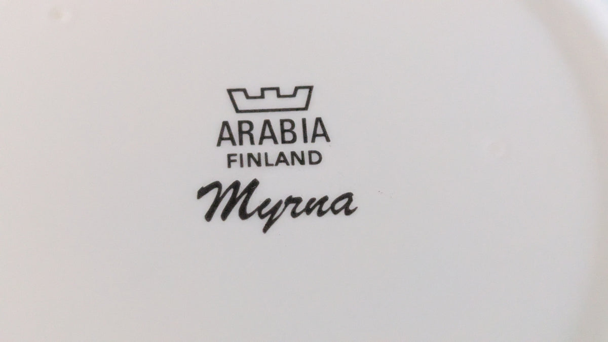 Arabia Myrna Leipälautanen / Leivoslautanen (5kpl, 1937-2005, Olga Osol)