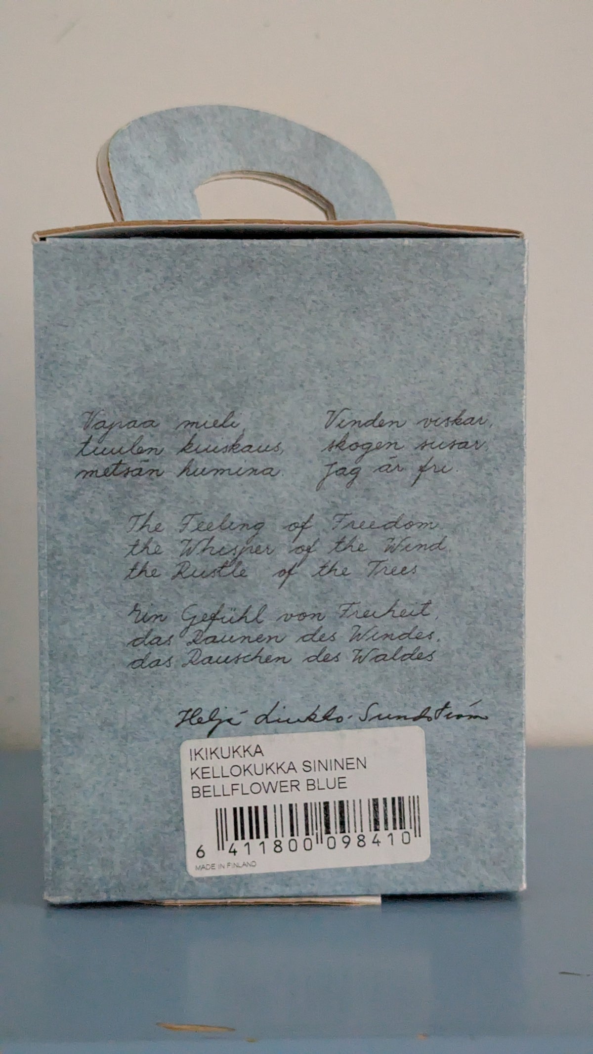 Arabia Kellokukka Ikikukka (1991-2000, Alk. Paketissa, Heljä Liukko-Sundström)
