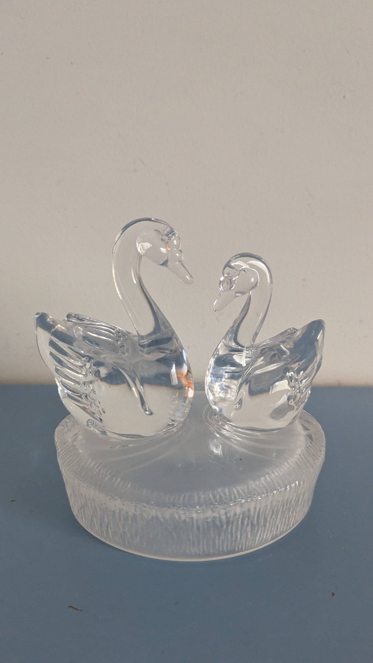 Royal Crystal Rock (RCR) - Wildlife Sarjan Joutsenet Koriste-esine (Kristallia)