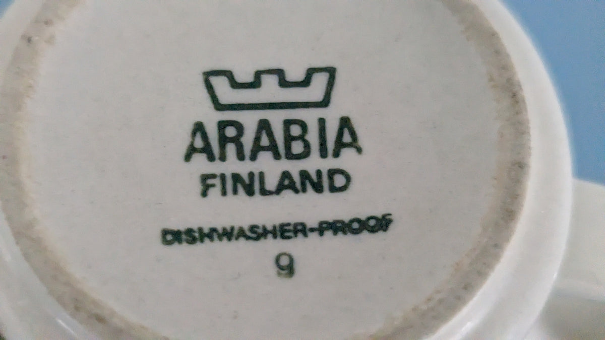 Arabia Pirtti Kahviastiasto 11-Hengelle (22-osainen, 1971-1986)