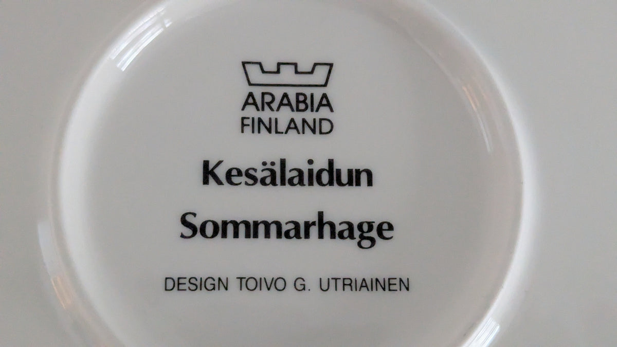 Arabia Kesälaidun Seinälautanen (Toivo G. Utriainen)