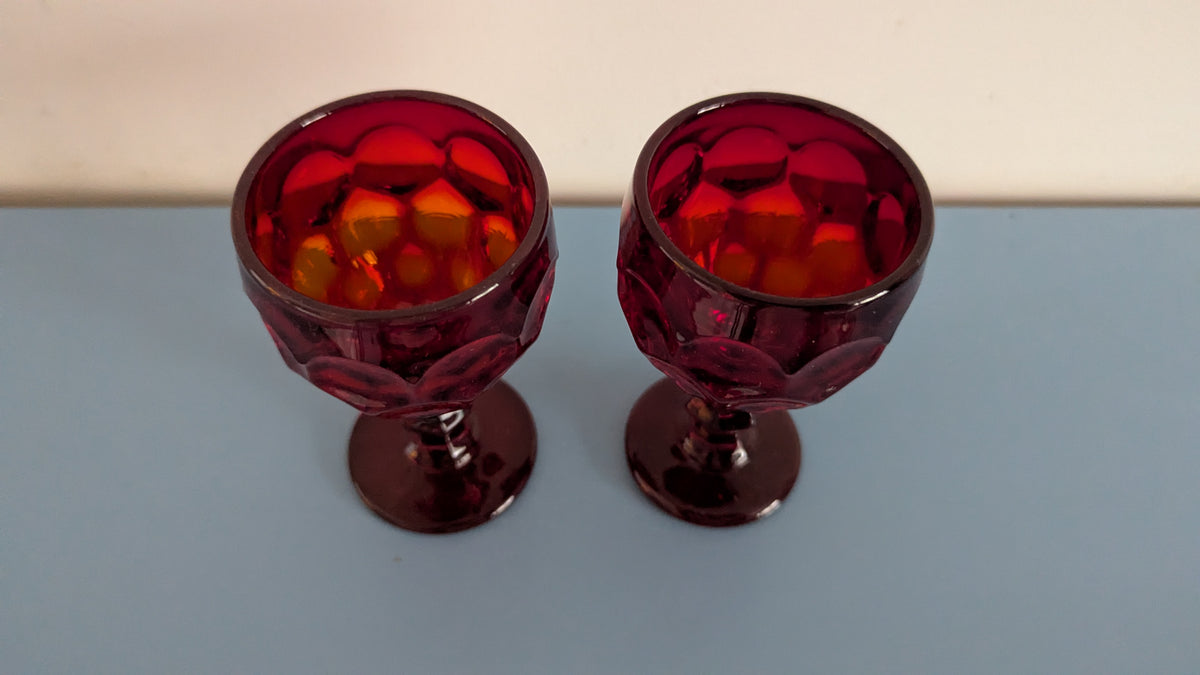 Imperial Glass - Provincial Liköörilasi (2kpl, 1969-1973)