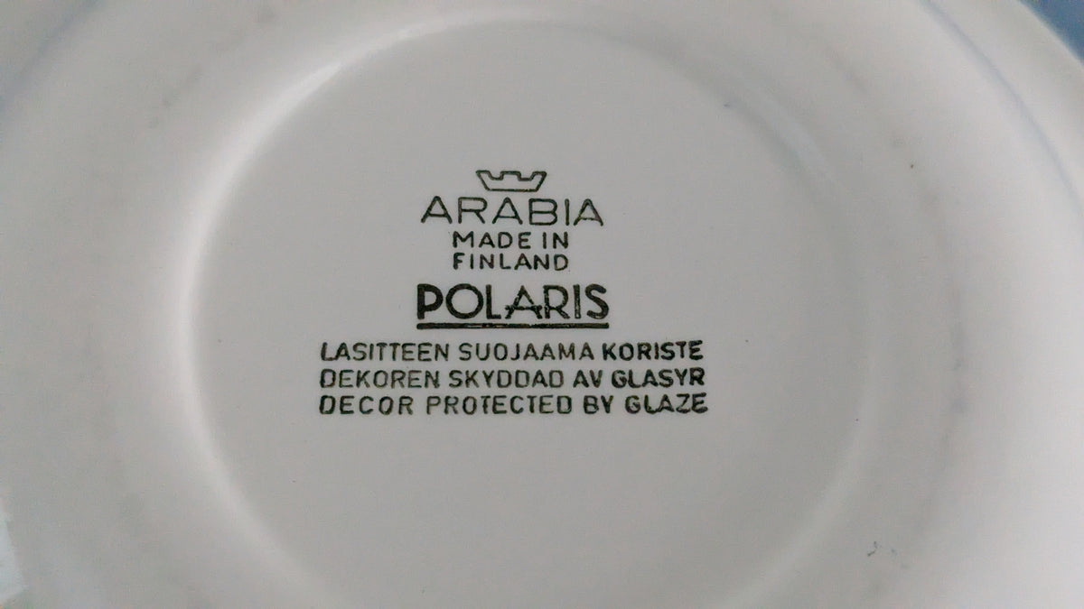 Arabia Polaris Keittolautanen (4kpl, 1953-1966, Raija Uosikkinen)