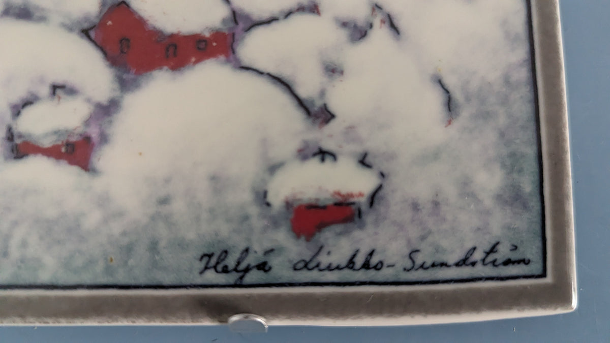Arabia Tähtien Yössä Seinälaatta (1999, Heljä Liukko-Sundström)