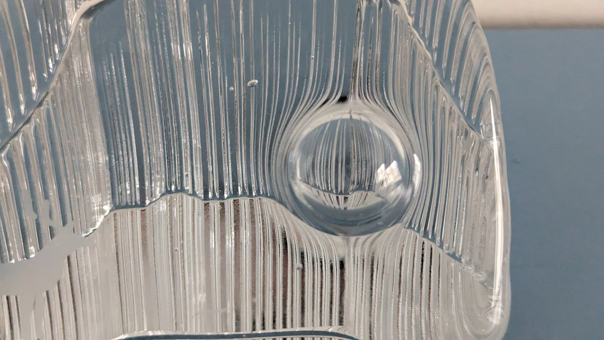 Iittala Kuutamo Tunturilla Koriste-esine / Lasipaino (1983-1991, Valto Kokko)
