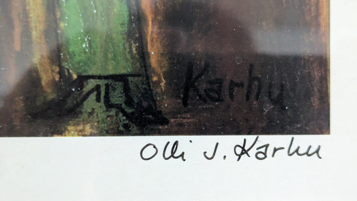 Olli J. Karhu - Signeerattu Grafiikka (Numeroitu 15/30)