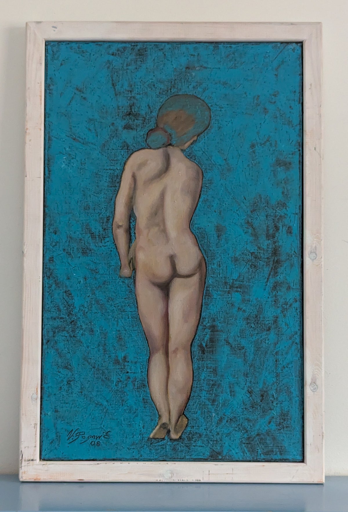 Vladan Popović - Andromeda (Signeerattu Öljyvärimaalaus 2008)