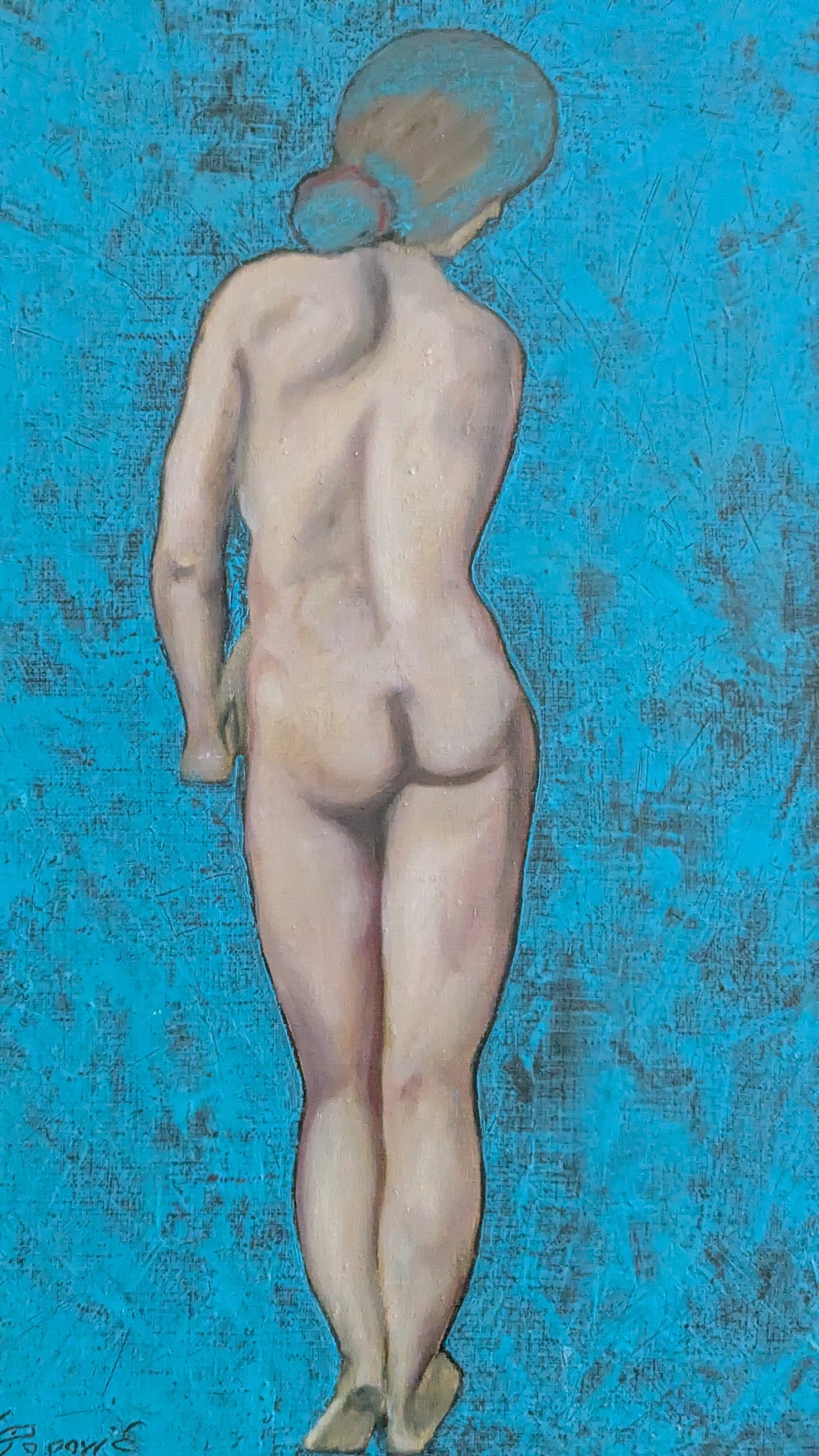 Vladan Popović - Andromeda (Signeerattu Öljyvärimaalaus 2008)