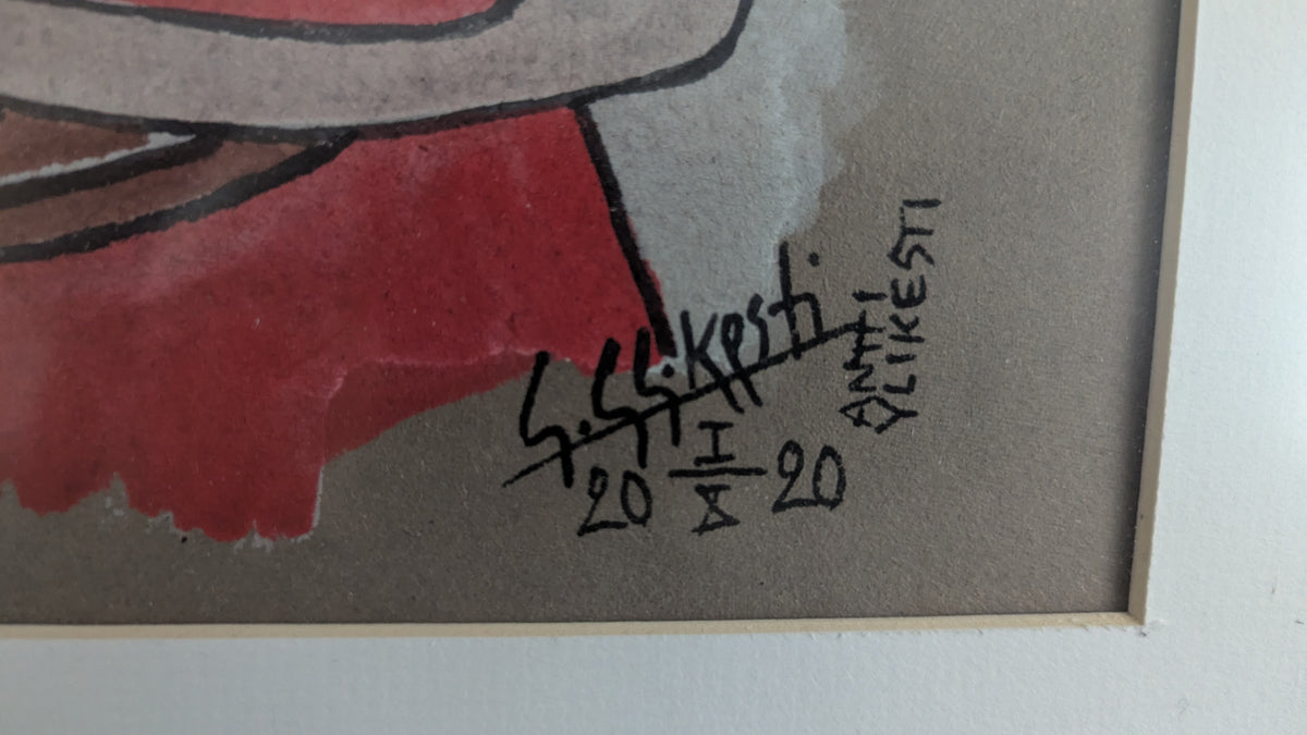 Antti Ylikesti - Restaurant Cello (Signeerattu Sekatekniikka 2020)