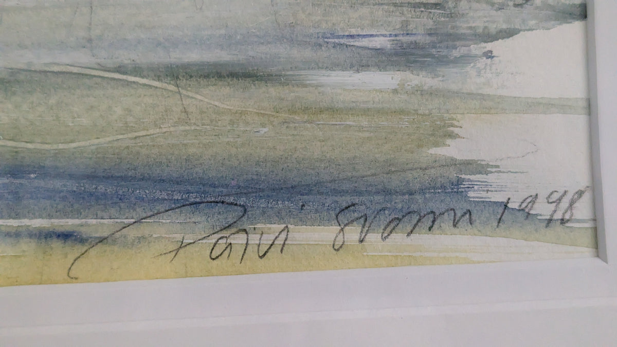 Päivi Suomi - Signeerattu Akvarellimaalaus (1998)