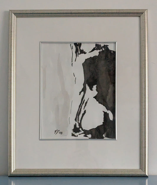Vladan Popović - In The Light (Signeerattu Sumi-e Maalaus 2008)