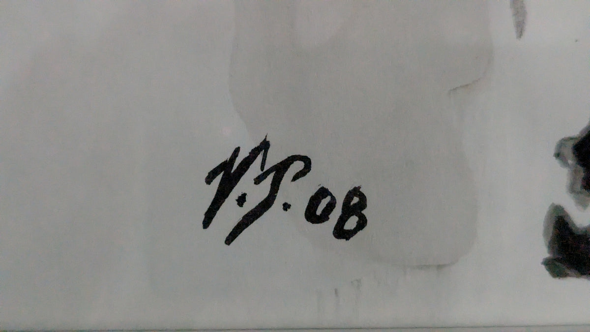 Vladan Popović - In The Light (Signeerattu Sumi-e Maalaus 2008)