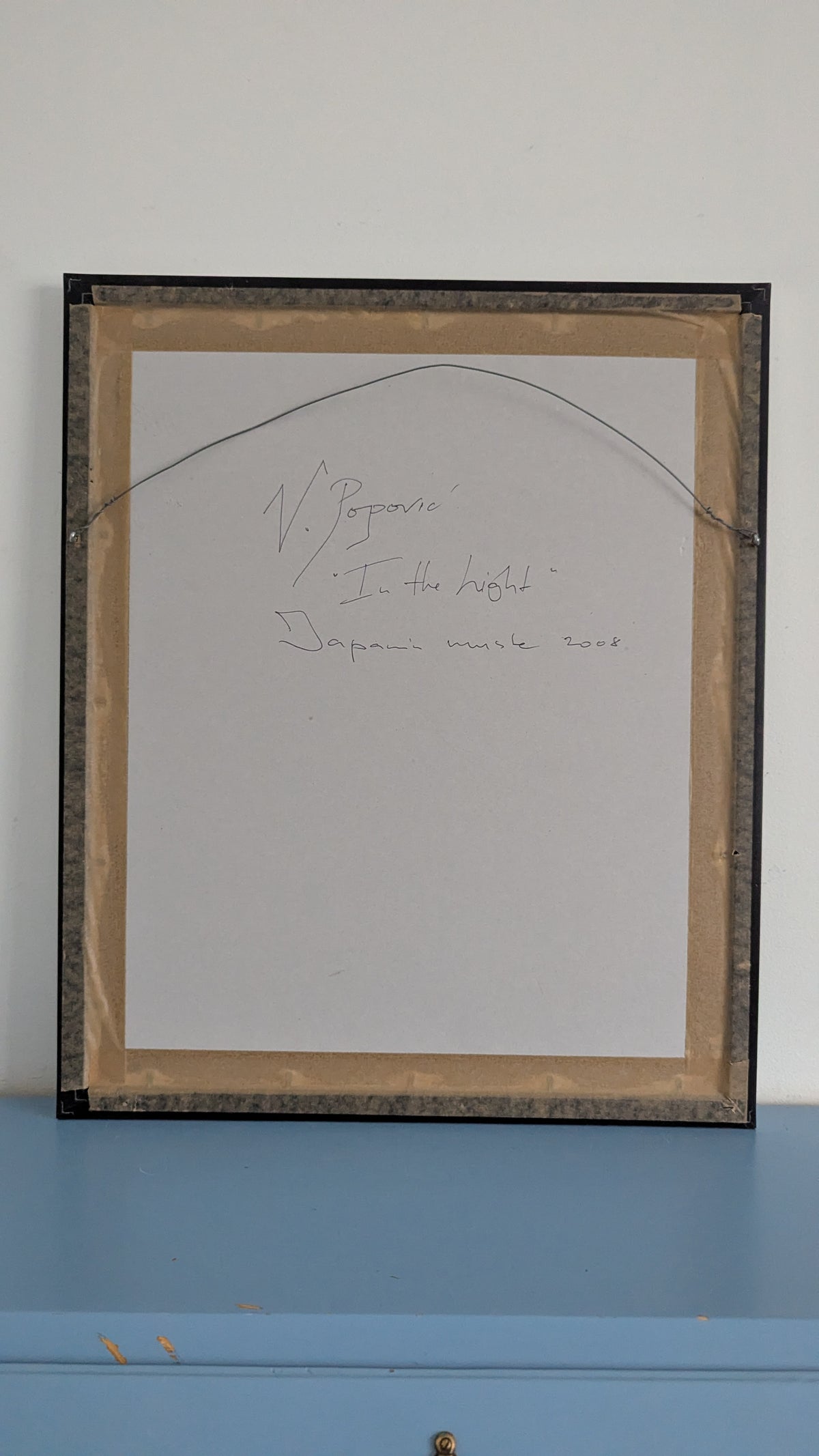 Vladan Popović - In The Light (Signeerattu Sumi-e Maalaus 2008)