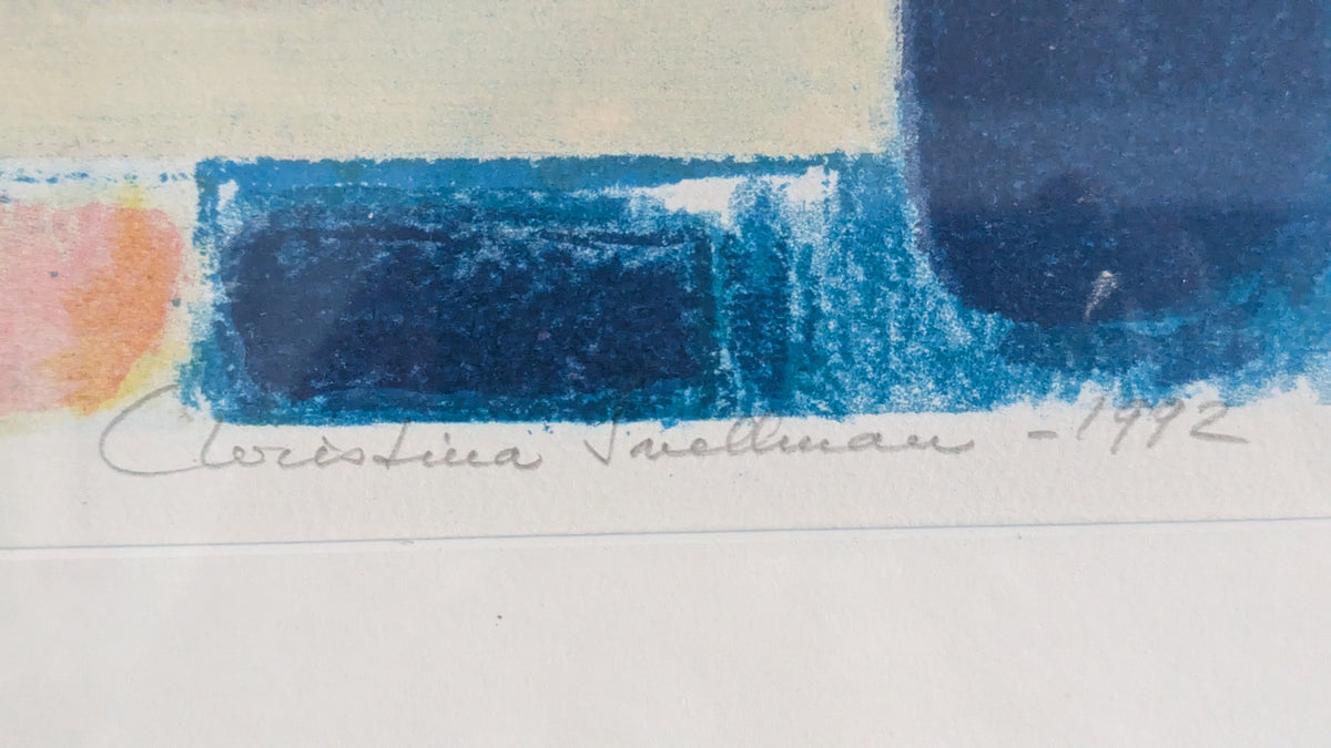 Christina Snellman - Signeerattu Litografia (1982)